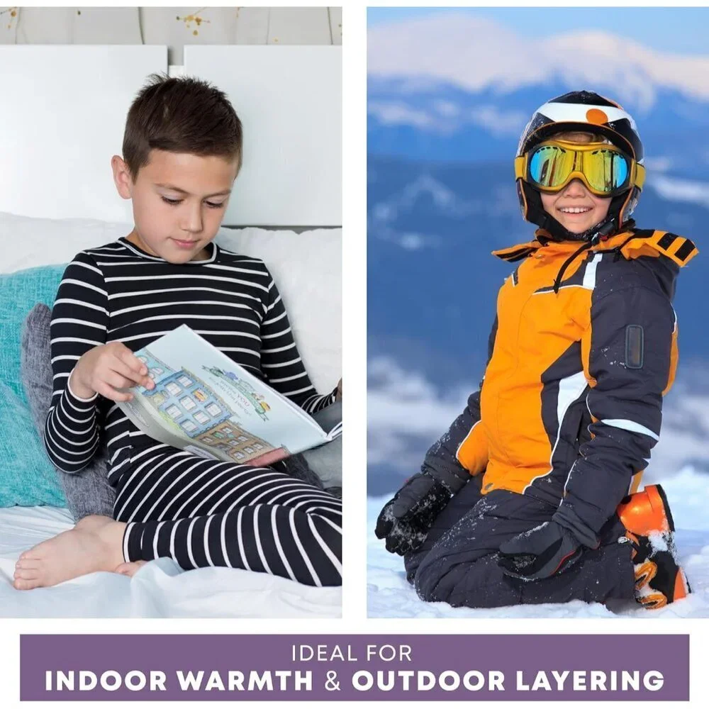 Thermal Underwear for Kids, Boys Thermals, Long Johns Underwear, Base Layer for